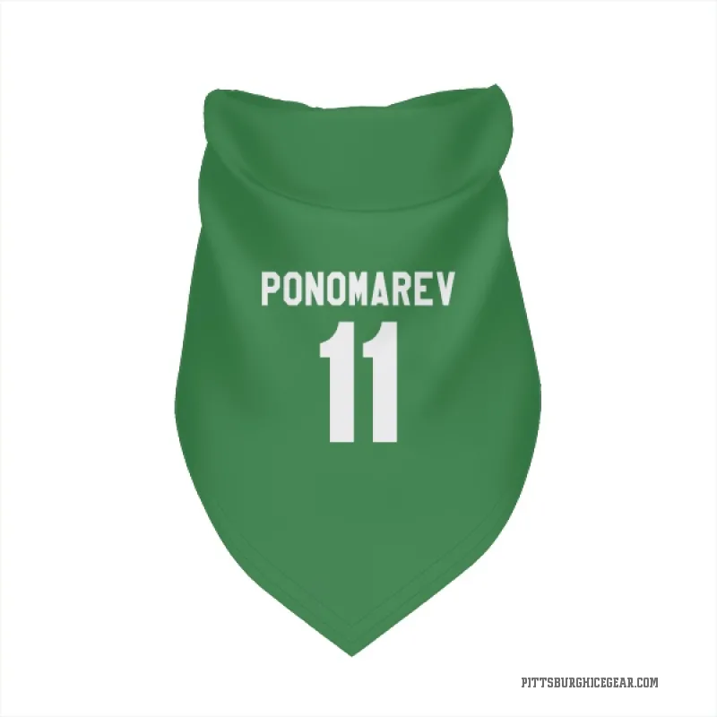 Vasily Ponomarev  Green Pittsburgh Penguins  Cat & Dog Pet Bandana