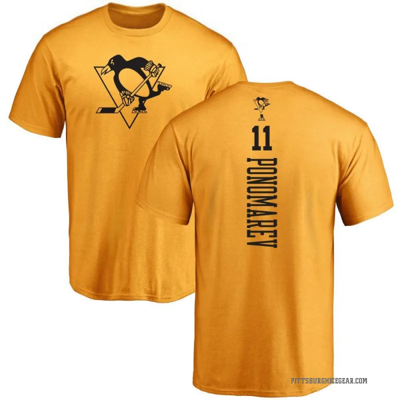 Vasily Ponomarev Youth Gold Pittsburgh Penguins One Color Backer T-Shirt -